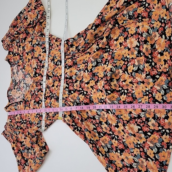 Wild Fable Floral Long Sleeve Dress SZ S - Picture 8 of 13